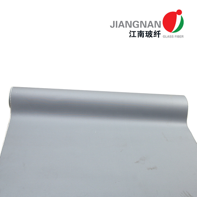 Grey Silicone Fiberglass Cloth Silicone Met een laag bedekte Glasvezeldoek met Betere Schuringsweerstand