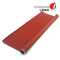 De rode Doek 0.4mm Op hoge temperatuur van de het Gordijnstof van de Glasvezelbrand voor het Opbouwen van Vuurleidingssysteem