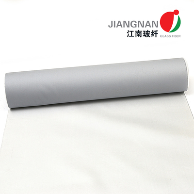 Vuurvaste Glasvezelstof 1000mm - 2000mm Breedte Grey Color Pu Coated Fabric