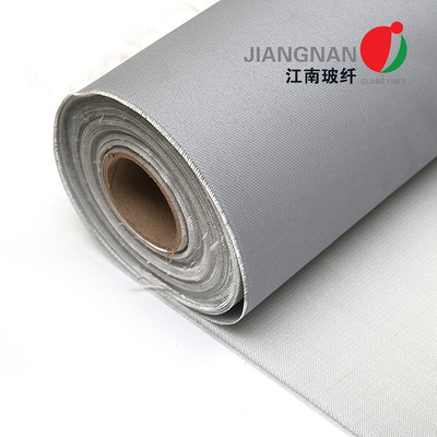 Vuurvaste Glasvezelstof 1000mm - 2000mm Breedte Grey Color Pu Coated Fabric
