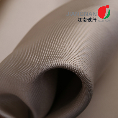 High Temperature Resistance 1000℃ White Yellow High Silica Fiberglass Cloth 1.3mm Thickness