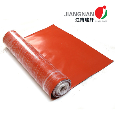 17 oz Rood siliconen bekleed glasvezel doek voor lasbescherming en branddekens