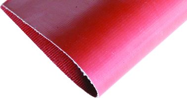 De rode Stof van de Silicone Samengestelde Glasvezel, Één Zij/Dubbele Silicone Met een laag bedekte Stof