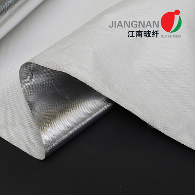 Gealuminiseerde 430-600G/Sq.Mtr-Glasvezelstof voor Op hoge temperatuur tot 550°C