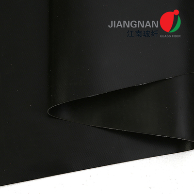 1000 mm breedte mat oppervlak Silicone bedekte glasvezel stof voor rookgordijn project