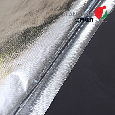 De weerspiegelende Aluminiumfolie Gelamineerde Brandpreventie van de Glasvezelstof